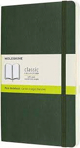 LIBRETA CLASICA TAPA BLANDA VERDE MUSGO L LISA