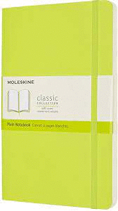 LIBRETA CLASICA TAPA BLANDA VERDE LIMON L LISA