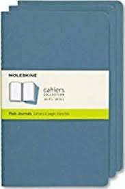 LIBRETAS CAHIER AZUL ELECTRICO L LISA (SET DE 3)