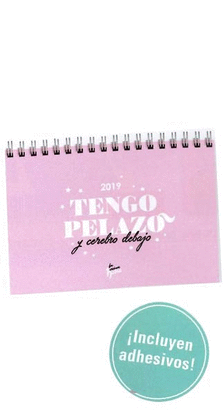 CALENDARIO MESA VECINA RUBIA 2019 TENGO PELAZO CEREBRO DEBAJO