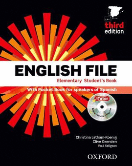 ENGLISH FILE 3RD EDITION ELEMENTARY. STUDENT'S BOOK AND WORKBOOK WITHOUT KEY PAC