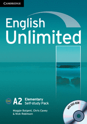 ENGLISH UNLIMITED ELEMENTARY SELF-STUDY PACK (WORKBOOK WITH DVD-ROM)