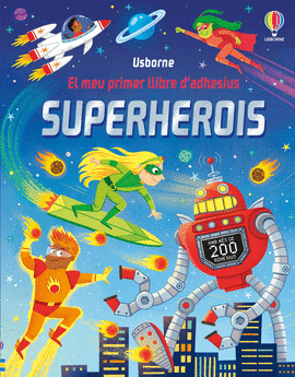 SUPERHEROIS MEU PRIMER LLIB ADHESIU