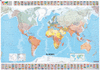 MUNDO. MAPA PLASTIFICADO. 1/28.500.000. -MICHELIN, EL
