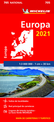 MAPA EUROPA 2021 1:3000000