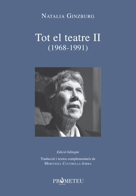 NATALIA GINZBURG - TOT EL TEATRE II (1968-1991) -2