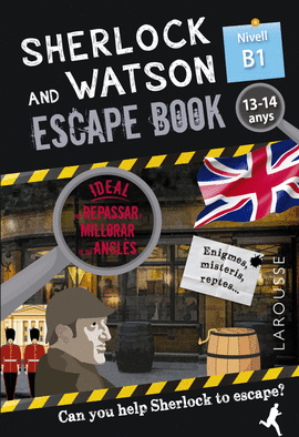 SHERLOCK & WATSON. ESCAPE BOOK PER REPASSAR ANGL�S. 13-14 ANYS
