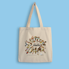 BOLSA DE TELA - NI�AS Y NI�OS FEMINISTAS