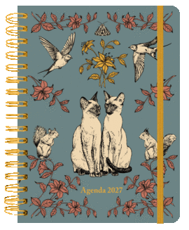 AGENDA ANUAL SEMANAL 2027 LAURA AGUST� GATOS