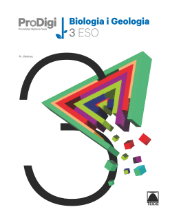 QUADERN PRODIGI. BIOLOGIA I GEOLOGIA 3 ESO
