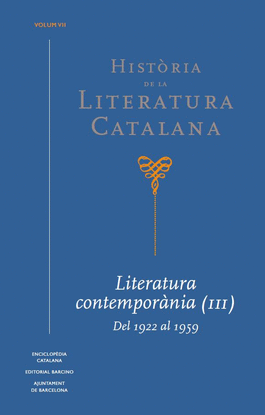 HIST.RIA DE LA LITERATURA CATALANA VOL. 7