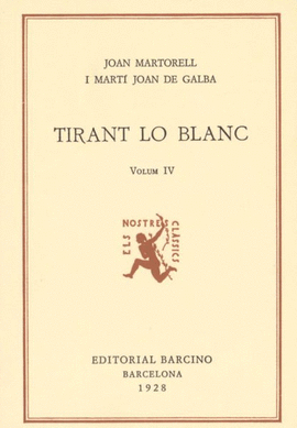 TIRANT LO BLANC (TOM 4)