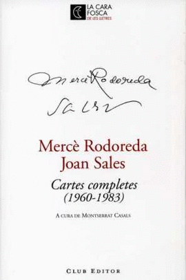 MERCE RODOREDA/JOAN SALES  CARTES COMPLETES (1960-1983)