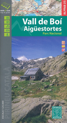 VALL DE BOI AIG�ESTORTES 1:25000 MAPA + GUIA