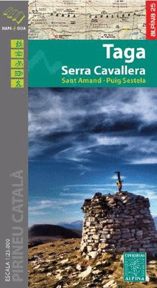 TAGA 1:25.000 SERRA CAVALLERA -ALPINA