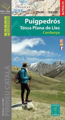 PUIGPEDROS TOSSA PLANA DE LLES 1:25.000 -ALPINA