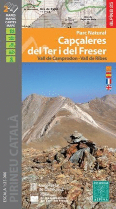 CAPALERES DEL TER I DEL FRESER 1:25.000 [2 MAPES] -ALPINA