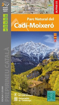 CADI-MOIXERO, PARC NATURAL DEL 1:25.000 [2 MAPES] -ALPINA