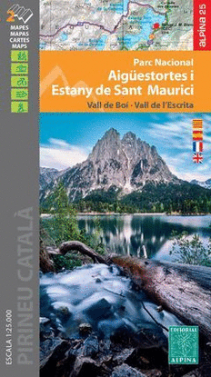 AIGUESTORTES I ESTANY DE SANT MAURICI 1:25.000 -ALPINA