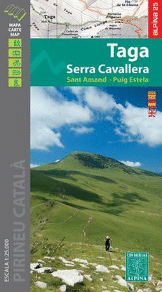 TAGA SERRA CAVALLERA 1:25.000 -ALPINA