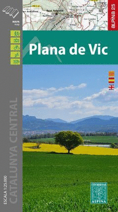 PLANA DE VIC 1:25.000 -ALPINA