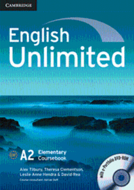 ENGLISH UNLIMITED ELEMENTARY COURSEBOOK WITH E-PORTFOLIO A2