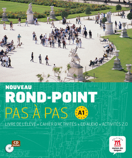 NOVEAU ROND POINT PAS  PAS A1  LIVRE DE LLEVE+ CAHIER D'EXERCISES + CD