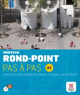 NOVEAU ROND POINT PAS  PAS A2  LIVRE DE LLEVE+ CAHIER D'EXERCISES + CD