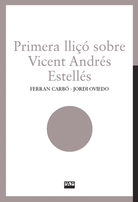 PRIMERA LLI SOBRE VICENT ANDRS ESTELLS