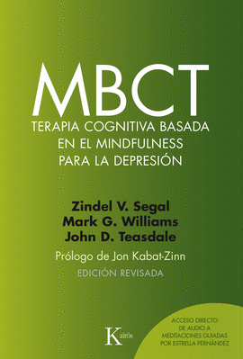 MBCT TERAPIA COGNITIVA BASADA EN EL MINDFULNESS PARA LA DEPRESI�N