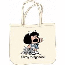 BOLSA MAFALDA ESTOY INDIGNADA 2�ED