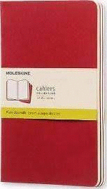 CAHIER LARGE PLAIN ROJO -MOLESKINE