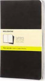 CAHIER LARGE PLAIN NEGRE MOLESKINE