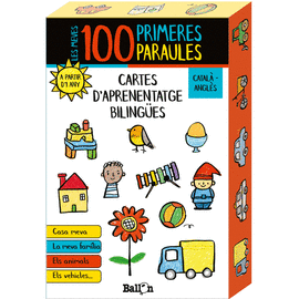 LES MEVES 100 PRIMERES PARAULES - CARTES D'APRENENTATGE BILINGES